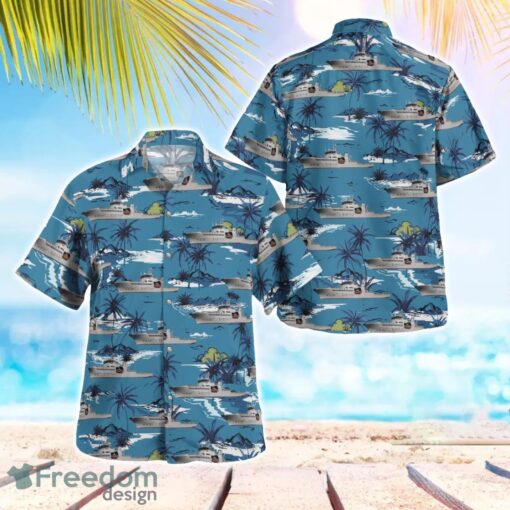 Royal Norwegian Navy SHV Magnus Lagabøte (P381) Aloha Hawaiian Shirt Beach Gift Shirt Product Photo 1