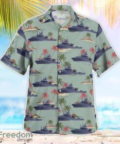 Royal Norwegian Navy SHV Olav Tryggvason (P380) Aloha Hawaiian Shirt Beach Gift Shirt Product Photo 3