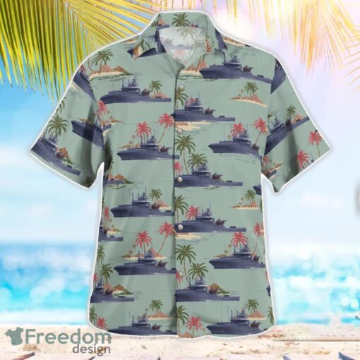 Royal Norwegian Navy SHV Olav Tryggvason (P380) Aloha Hawaiian Shirt Beach Gift Shirt Product Photo 3