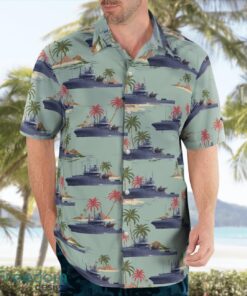 Royal Norwegian Navy SHV Olav Tryggvason (P380) Aloha Hawaiian Shirt Beach Gift Shirt Product Photo 4