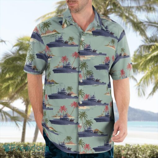 Royal Norwegian Navy SHV Olav Tryggvason (P380) Aloha Hawaiian Shirt Beach Gift Shirt Product Photo 4