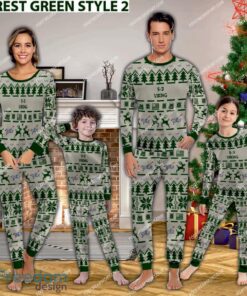 S-3 Viking S3 Aircraft Pajamas Set Army Gift Christmas - S-3 Viking S3 Aircraft Pajamas Set Family Photo Green