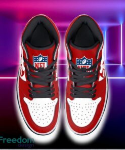 San Francisco 49ers Air Jordan Hightop Shoes New Custom Name For Fans Gift Sneaker image San Francisco 49ers Air Jordan Hightop Shoes New Custom Name For Fans Gift Sneaker - San Francisco 49ers Air Jordan Hightop Shoes Photo 6