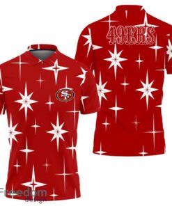 San Francisco 49ers Sparkle Pattern Polo Shirt