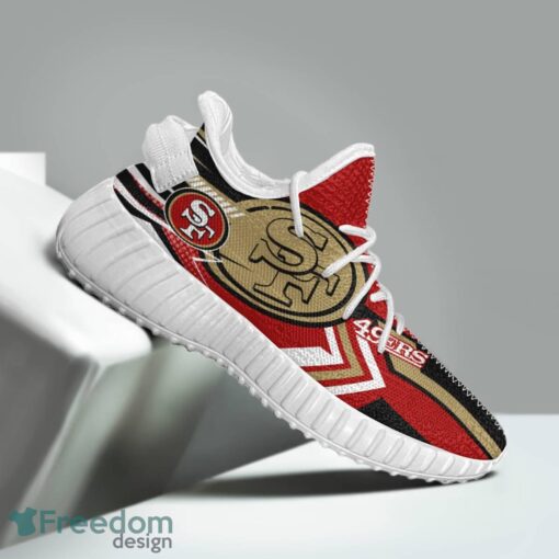 San Francisco 49ers Speedsters Yeezy Running Shoes For Fans Gift Men Women - San Francisco 49ers Speedsters Yeezy Boost Running Shoes_5