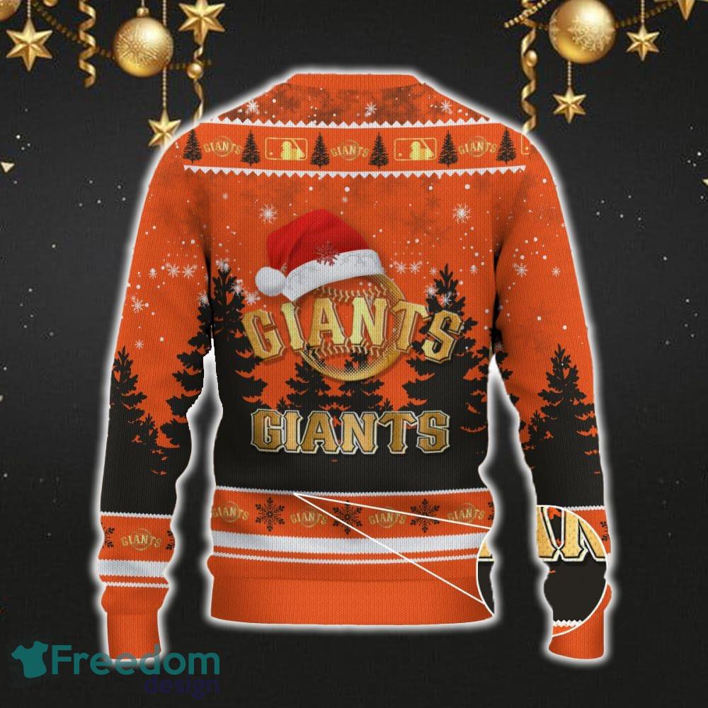 San Francisco Giants Car For Fans 3D Sweater Ugly Christmas Santa Hat Tree Gift For Men Women image San Francisco Giants Car For Fans 3D Sweater Ugly Christmas Santa Hat Tree Gift For Men Women - San Francisco Giants Ugly Christmas Sweater_3