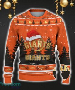 San Francisco Giants Car For Fans 3D Sweater Ugly Christmas Santa Hat Tree Gift For Men Women