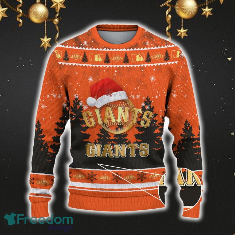 San Francisco Giants Car For Fans 3D Sweater Ugly Christmas Santa Hat Tree Gift For Men Women image San Francisco Giants Car For Fans 3D Sweater Ugly Christmas Santa Hat Tree Gift For Men Women - San Francisco Giants Ugly Christmas Sweater_2