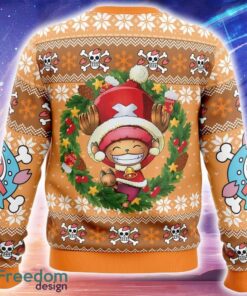 Santa Tony Chopper One Piece Knitted Christmas Sweater Trending Holidays For Men Women Fans - Santa Tony Chopper One Piece Ugly Christmas Sweater_2