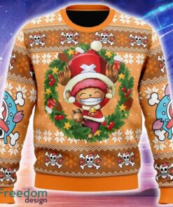 Santa Tony Chopper One Piece Knitted Christmas Sweater Trending Holidays For Men Women Fans