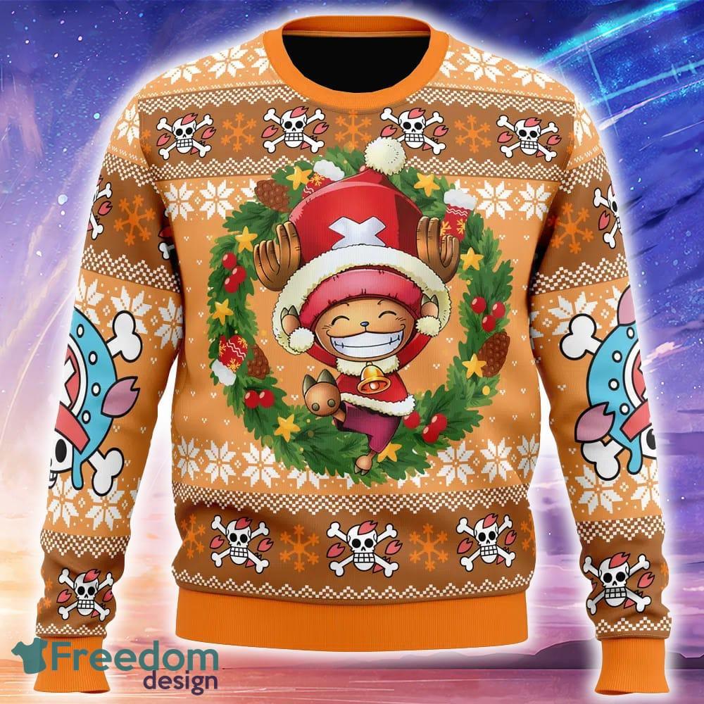 Santa Tony Chopper One Piece Knitted Christmas Sweater Trending Holidays For Men Women Fans image Santa Tony Chopper One Piece Knitted Christmas Sweater Trending Holidays For Men Women Fans - Santa Tony Chopper One Piece Ugly Christmas Sweater_1