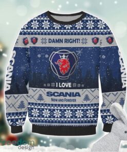 Scania Damn Right I Lover Scania Now And Forever 3D Ugly Christmas Sweater Christmas Gift Product Photo 2