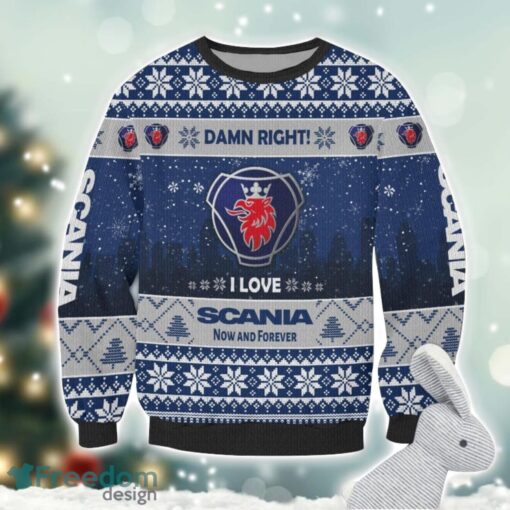 Scania Damn Right I Lover Scania Now And Forever 3D Ugly Christmas Sweater Christmas Gift Product Photo 2