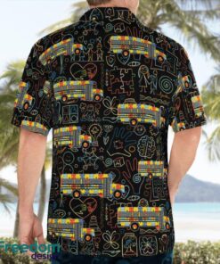 School Bus World Autism Awareness Day Hawaiian Shirt Product Photo 2