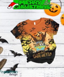 Scooby Doo Where Are You Halloween Hunting Fleece Pajamas Set Full Print Christmas For Women - Scooby Doo Where Are You Halloween Hunting Fleece Pajamas Set-2
