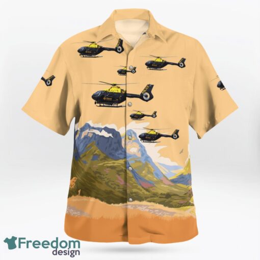 Scotland Police Airbus Helicopters H135 Hawaiian Shirt Product Photo 2