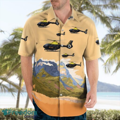 Scotland Police Airbus Helicopters H135 Hawaiian Shirt Product Photo 3