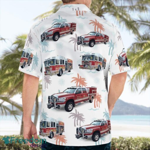 Scott Township, Allegheny County, Pennsylvania, Glendale Hose Company #1 Hawaiian Shirt Product Photo 2