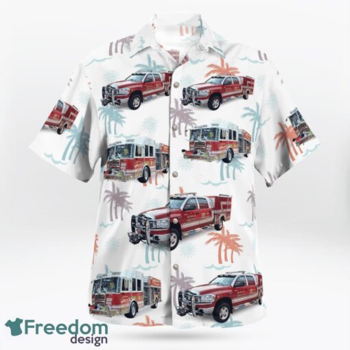 Scott Township, Allegheny County, Pennsylvania, Glendale Hose Company #1 Hawaiian Shirt Product Photo 3