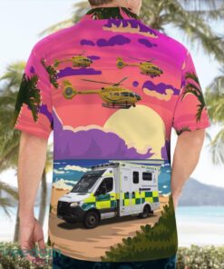 Scottish Ambulance Services Car And Airbus H145 Hawaiian Shirt