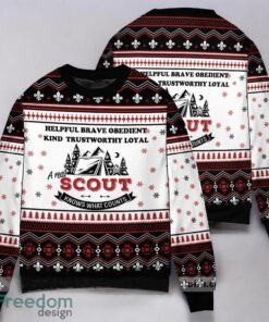 Scout Knows What Counts T2110 ,Ugly Sweater 3D Printed Christmas Gift Party