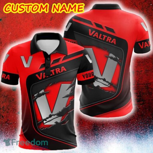 Scratch Hidden Logo Valtra Car Truck And Motorcycle 3D Polo Shirt Personalized - Scratch Hidden Logo Valtra Car Truck And Motorcycle 3D Polo Shirt Personalized