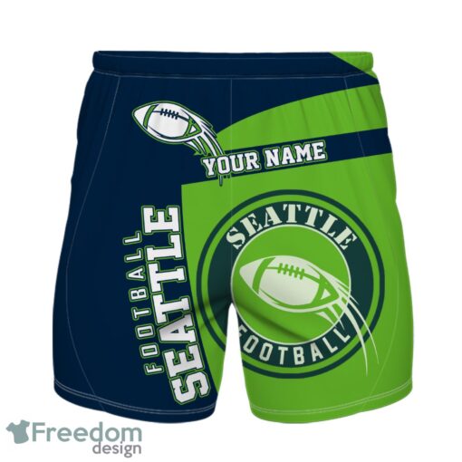 Seattle Football Team Hawaiian Shirt And Shorts 3D Printed Team Gift Product Photo 2