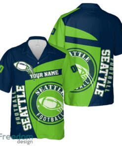 Seattle Football Team Hawaiian Shirt And Shorts 3D Printed Team Gift