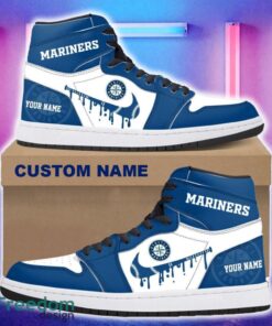 Seattle Mariners AJ1 Hightop Shoes New For Men Women Gift Air Jordan Hightop Sneaker Custom Name