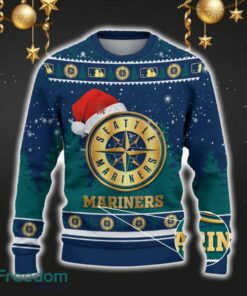 Seattle Mariners Car For Fans 3D Sweater Ugly Christmas Santa Hat Tree Gift For Men Women
