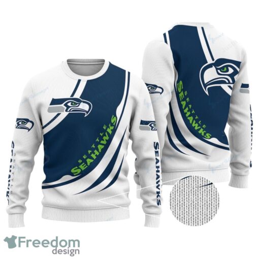 Seattle Seahawks All Over Print Christmas Sweater Product Photo 1