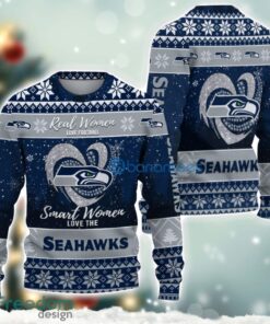 Seattle Seahawks Logo Ugly Christmas Sweater For Fans Men And Women Christmas Gift Ideas Product Photo 2