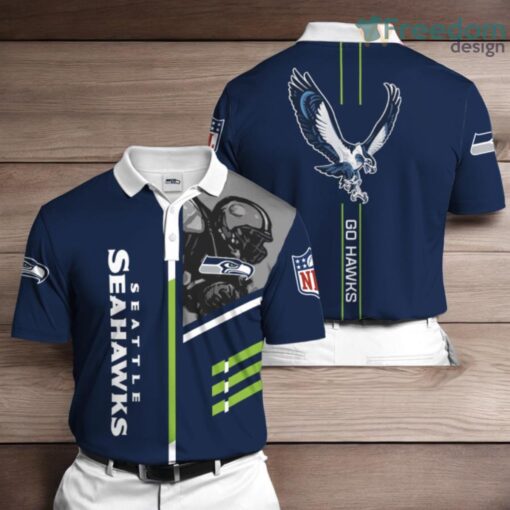 Seattle Seahawks Polo 3D Shirt For Fans Product Photo 1