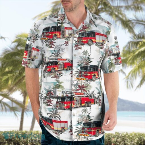 Selma, Guadalupe County, Texas, Selma Fire Department Hawaiian Shirt Product Photo 4