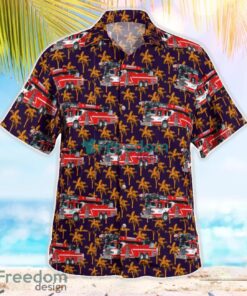 Sharonville Fire Department, Ohio Hawaiian Shirt Gift For Summer Vacation Product Photo 2