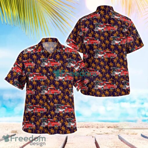 Sharonville Fire Department, Ohio Hawaiian Shirt Gift For Summer Vacation Product Photo 1