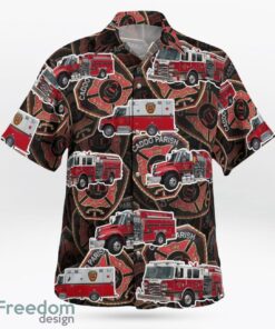 Shreveport, Louisiana, Caddo Fire District One Hawaiian Shirt Product Photo 3