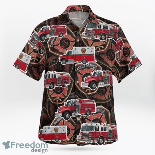 Shreveport, Louisiana, Caddo Fire District One Hawaiian Shirt Product Photo 3