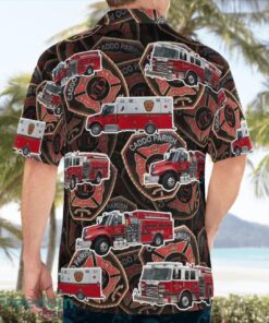 Shreveport, Louisiana, Caddo Fire District One Hawaiian Shirt Product Photo 4