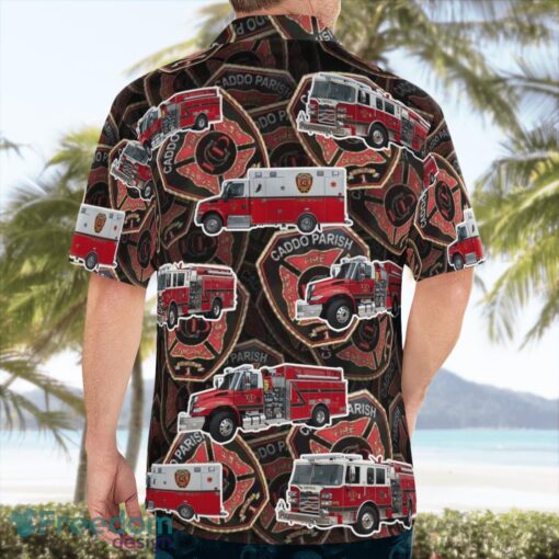 Shreveport, Louisiana, Caddo Fire District One Hawaiian Shirt Product Photo 4