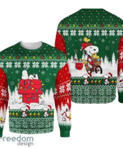 Snoopy All-Over Print Christmas Sweater Gifts, Snoopy Gift Fan All-Over Print Christmas Sweater