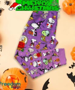 Snoopy Halloween Buckle Up Buttercup Witch Switch Fleece Pajamas Set Full Print Christmas For Women - Snoopy Halloween Buckle Up Buttercup Witch Switch Fleece Pajamas Set-2