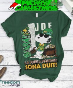 Snoopy Happy St. Patrick’s Day Sona Duit Fleece Pajamas Set Christmas For Family - Snoopy Happy St. Patrick’s Day Sona Duit Fleece Pajamas Set-3