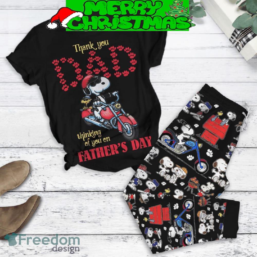 Snoopy Thank You Dad Father’s Day Fleece Pajamas Set Men Women For Fans image Snoopy Thank You Dad Father’s Day Fleece Pajamas Set Men Women For Fans - Snoopy Thank You Dad Father’s Day Fleece Pajamas Set-1