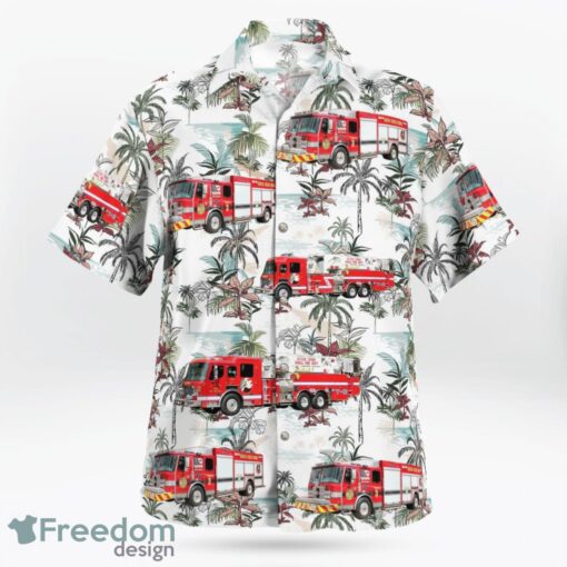 South Carolina Goose Creek Rural Fire Department Hawaiian Shirt Product Photo 2