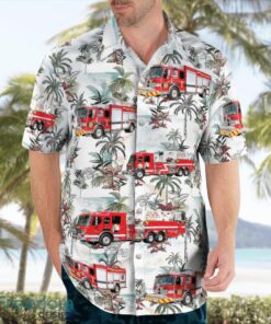 South Carolina Goose Creek Rural Fire Department Hawaiian Shirt Product Photo 3