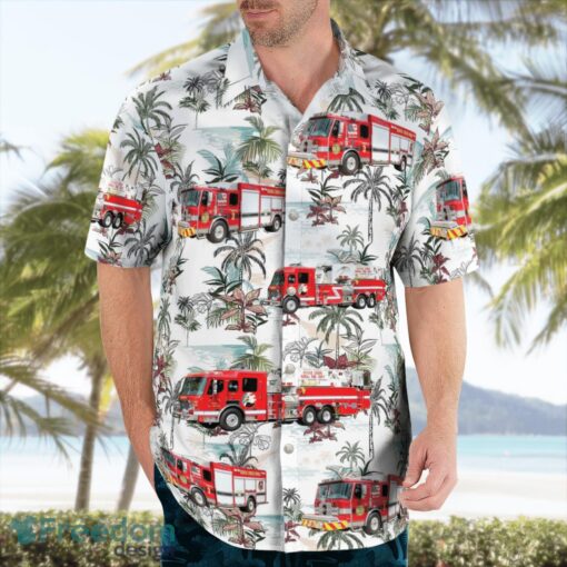 South Carolina Goose Creek Rural Fire Department Hawaiian Shirt Product Photo 3