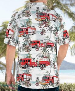 South Carolina Goose Creek Rural Fire Department Hawaiian Shirt Product Photo 4