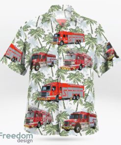 South Dakota Sioux Falls Fire and Rescue Hawaiian Shirt Product Photo 2