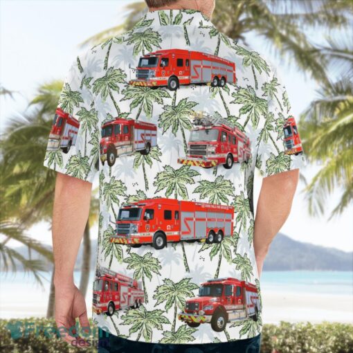 South Dakota Sioux Falls Fire and Rescue Hawaiian Shirt Product Photo 4